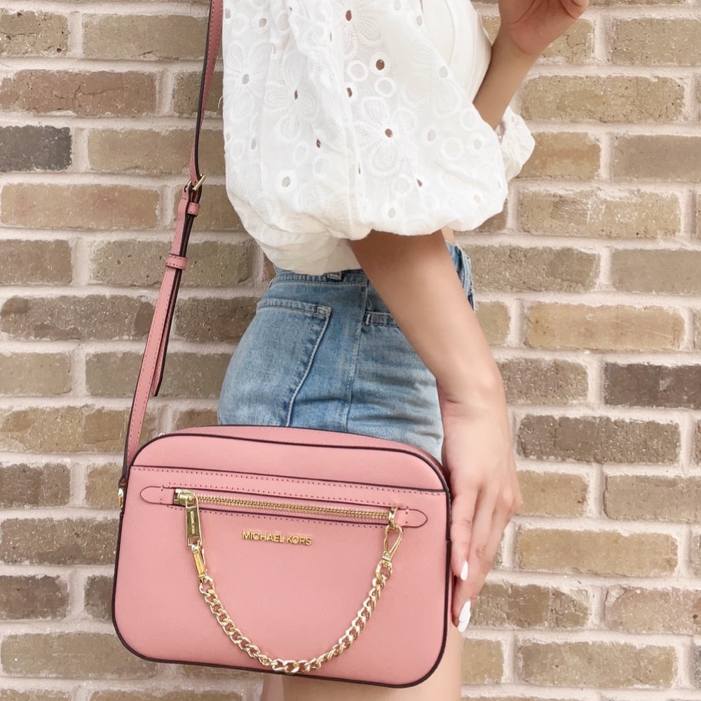 Michael Kors Jet Set East West Chain Crossbody - Picture 1 of 5